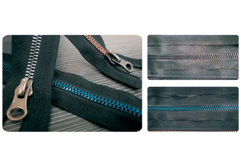 Gold-plated Film Plastic Zipper 